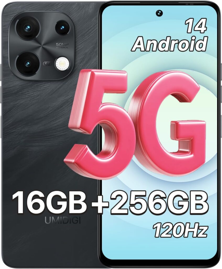 UMIDIGI Note 100 5G Android 14 smartphone USA