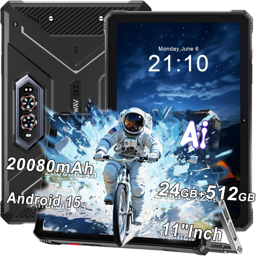 HOTWAV R9 Plus rugged tablet waterproof design