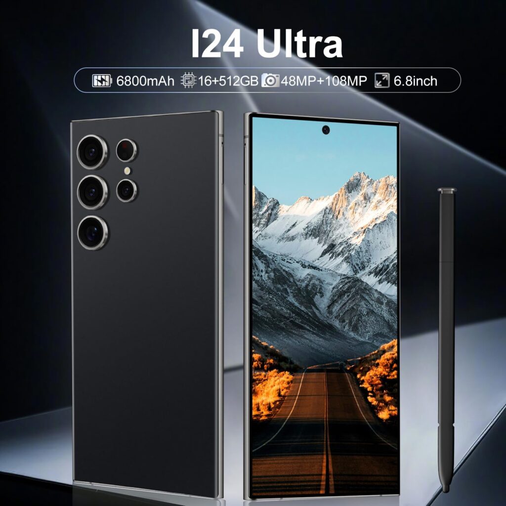 I24 Ultra Android 14 6.8 Inch Display Phone