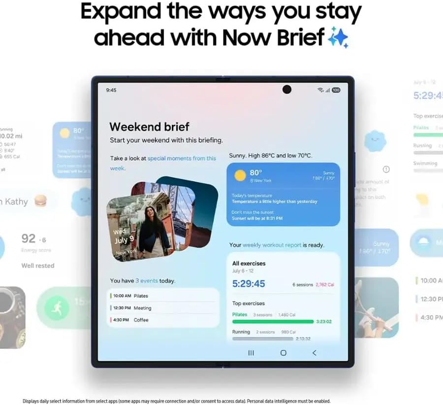Samsung Galaxy Z Fold7 Large Screen for Multitasking