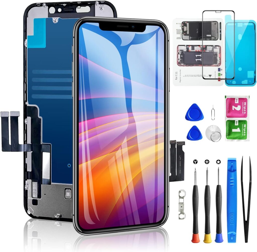 DIYKITPL iPhone 11 Screen Replacement 6.1 Inch with Repair Tools Kit USA