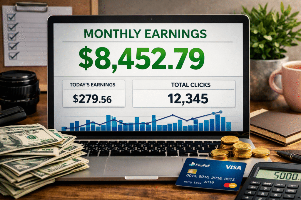 how to make money on pinterest with traffic and earnings proof in dollars