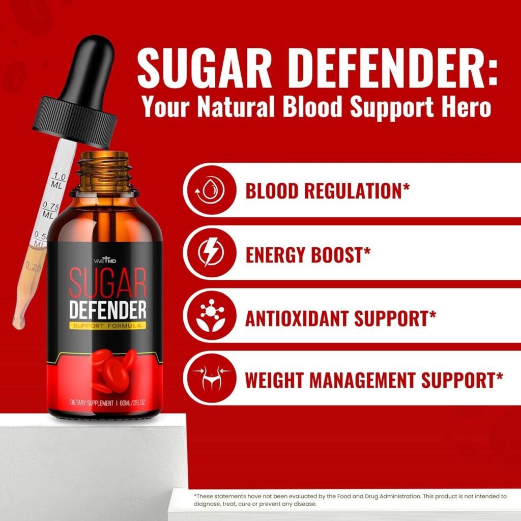 Sugar Defender benefits – energy and metabolic wellness support concept image