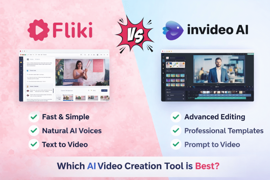 fliki ai vs invideo ai
