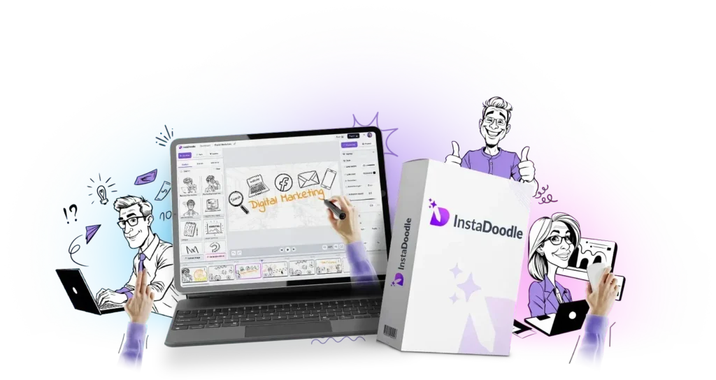 InstaDoodle review overview image for visual content creation