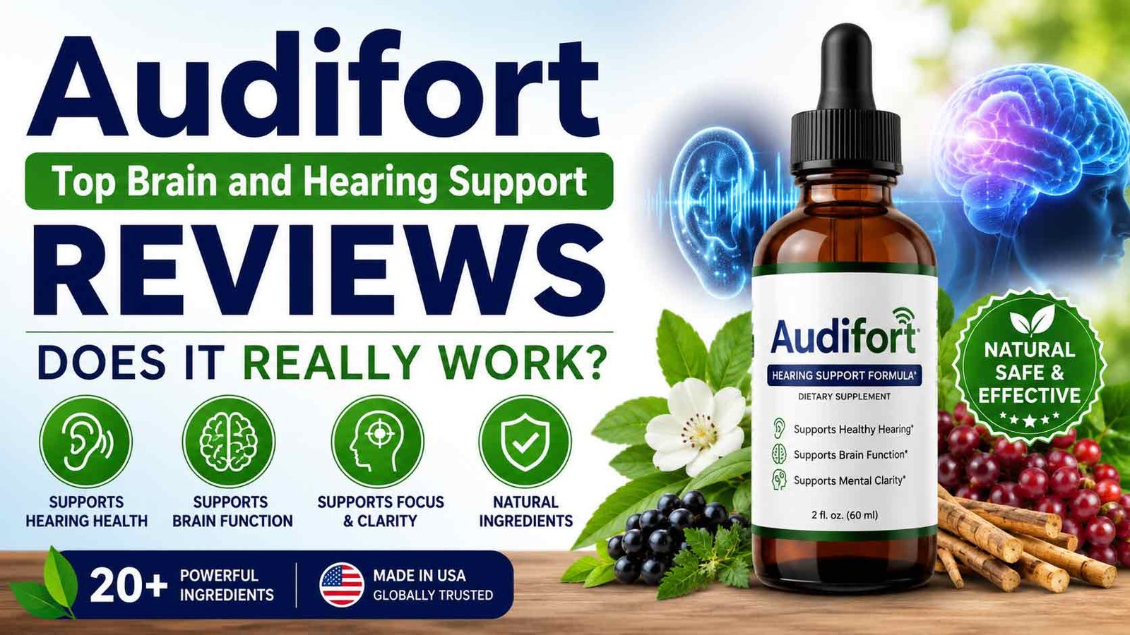 Audifort Hearing Support Reviews ad