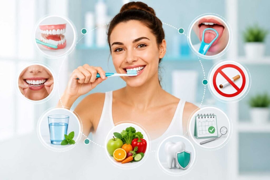 daily habits for healthy gums and oral care