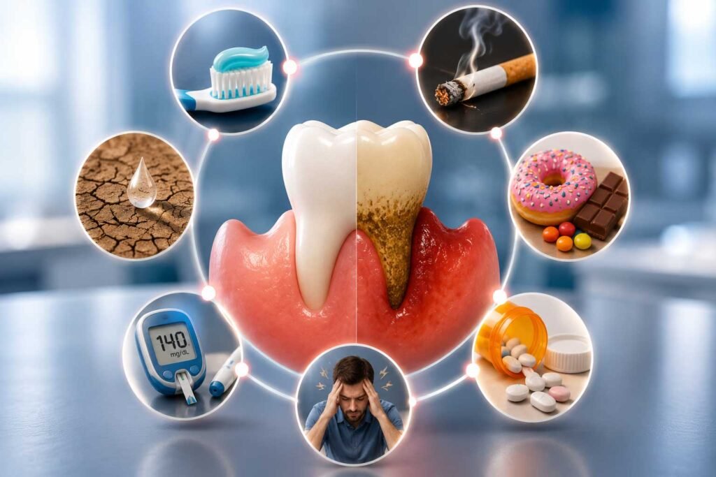 risk factors that may affect gum health